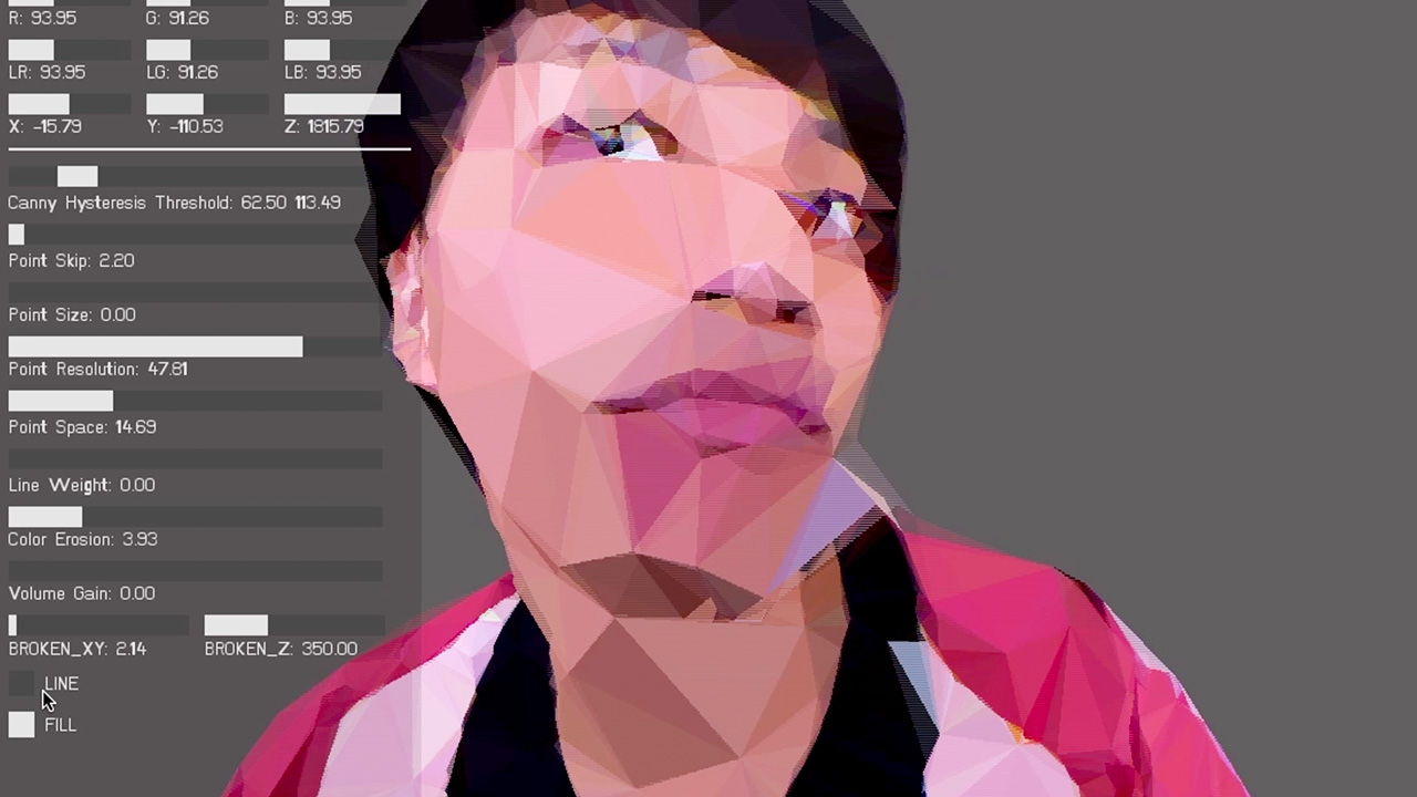 Kinect of Delaunay — 2