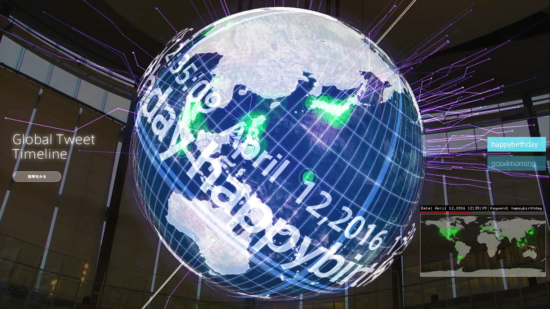 Global Tweet Timeline - Geo-Prism