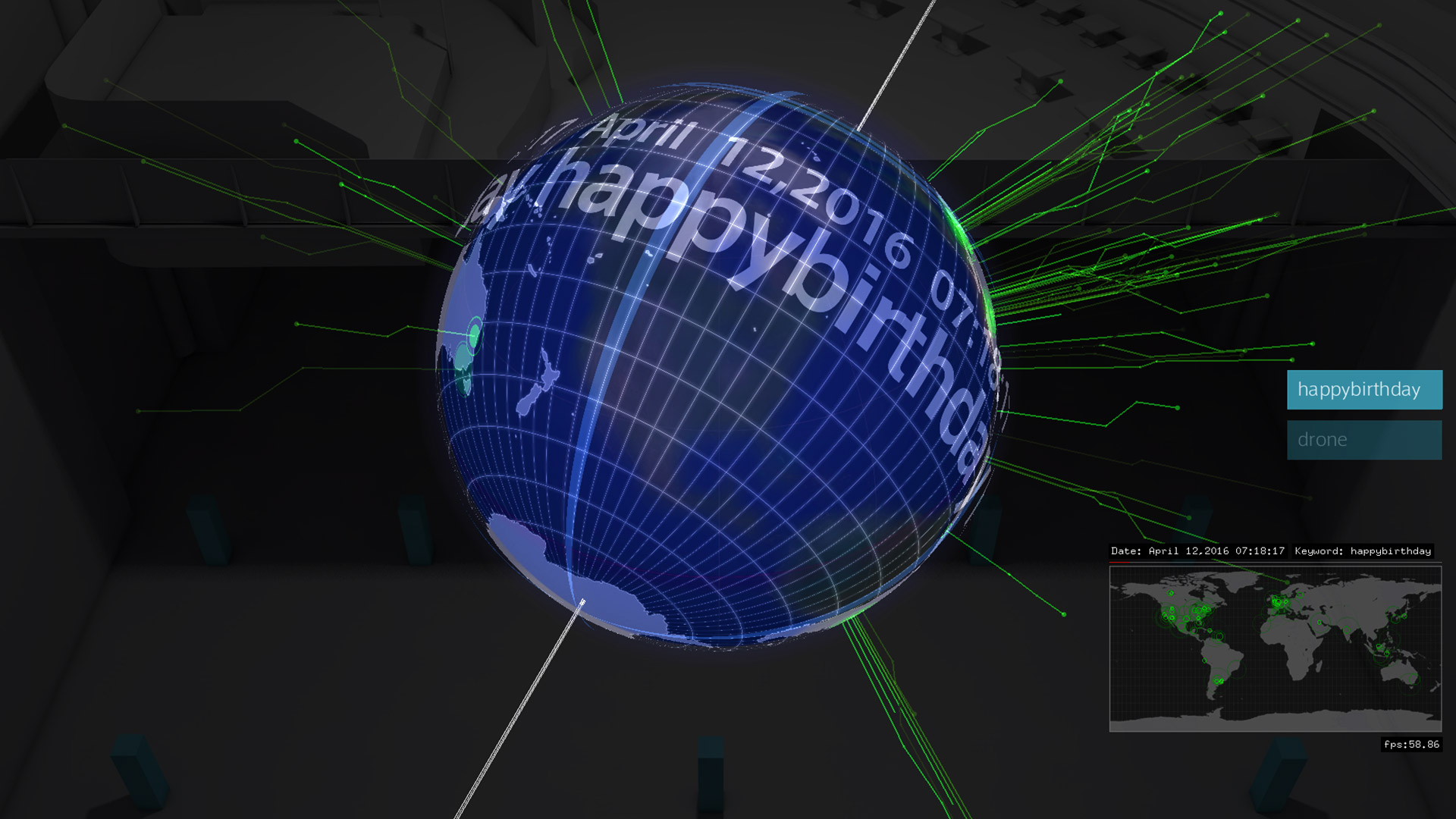 Global Tweet Timeline - Geo-Prism — 2
