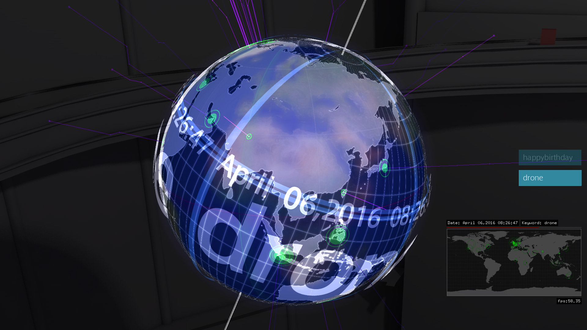 Global Tweet Timeline - Geo-Prism — 3